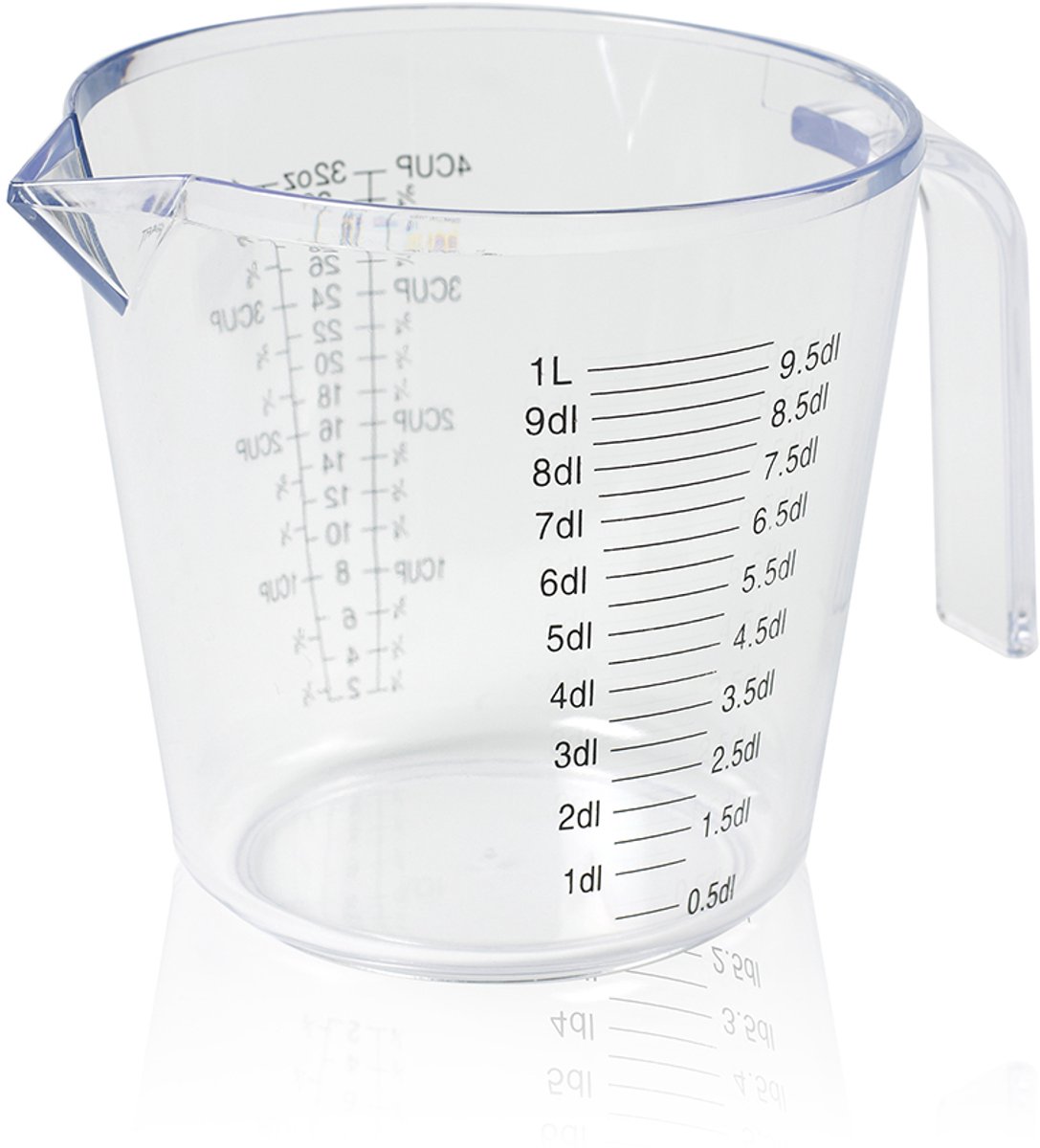 Funktion Maatbeker 1000 ml Transparant