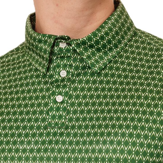 Func Factory mannen Polo Zig Zag groen maat XXL van Func Factory — afbeelding 2