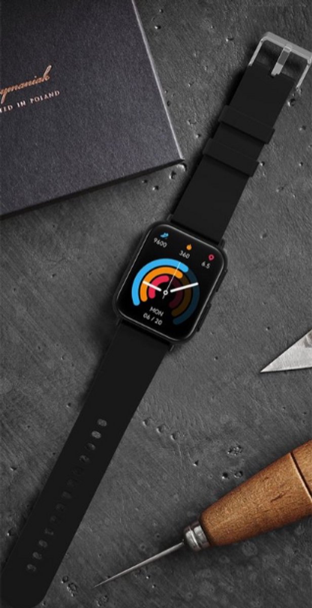 Afbeelding 2 van Nauwkeurige Smartwatch Bloedglucose Meting Blauw