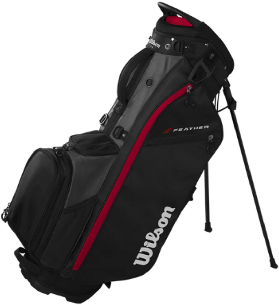 Wilson Staff Feather Standbag Zwart/Rood