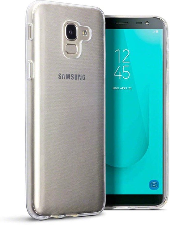 Coque pour Samsung Galaxy J6 (2018), coque en gel, transparente | bol.com