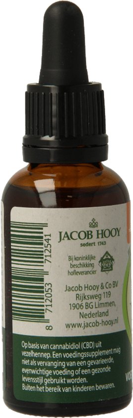Jacob Hooy CBD Olie 5% 30 ml