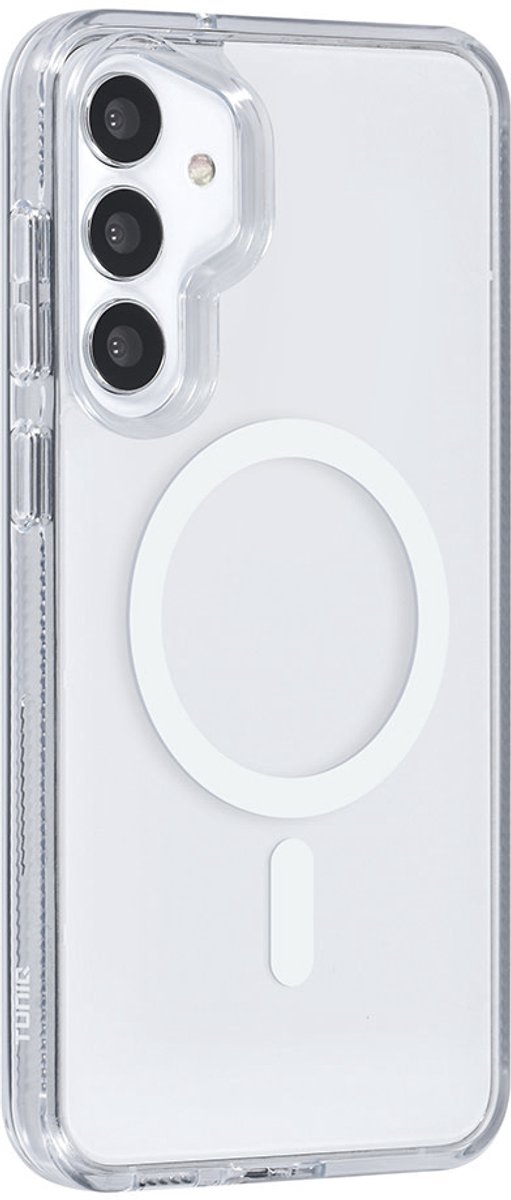 TUNIQ telefoonhoesje voor Samsung Galaxy S24 Plus - MagSafe siliconen backcover - Wit
