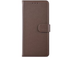 Huawei  P30 Pro Pasjeshouder Bruin Booktype hoesje - Magneetsluiting - Kunststof;TPU