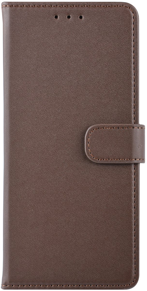 Huawei  P30 Pro Pasjeshouder Bruin Booktype hoesje - Magneetsluiting - Kunststof;TPU