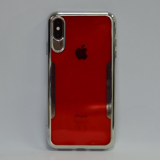 Apple iPhone Xs Max Pasjeshouder Rood Booktype hoesje - Magneetsluiting - Kunststof;TPU