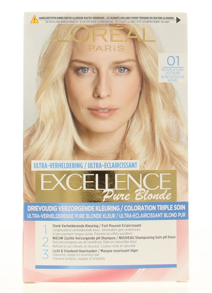 L'Oréal Paris Excellence Crème 01 - Ultra Licht Natuurlijk Blond - Haarverf