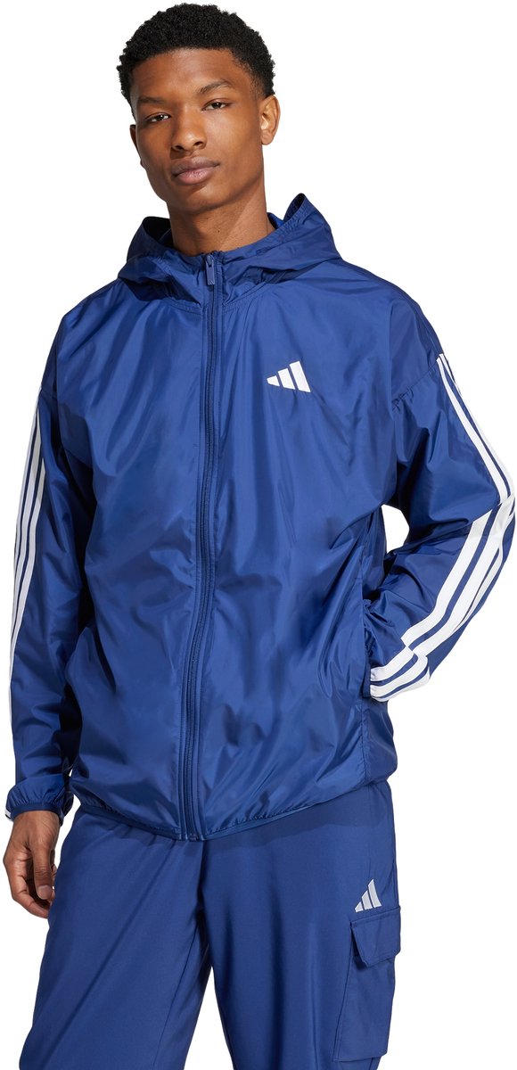 adidas Sportswear Essentials 3-Stripes Windjack Heren Blauw