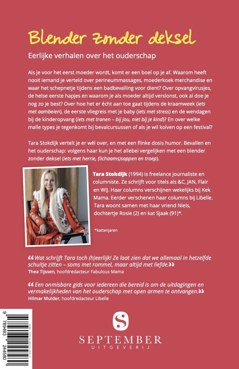 Blender zonder deksel - back cover