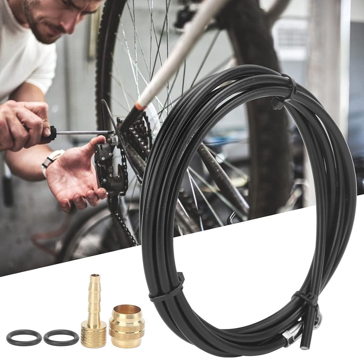 Remolie Buis, 2M Fiets Schijfrem Olie Buis Remleiding Rem Tuinslang Met Aansluiting Insert Voor Magura Mt4 Mt4e Mt5 Fietsen En Onderdelen 674235123