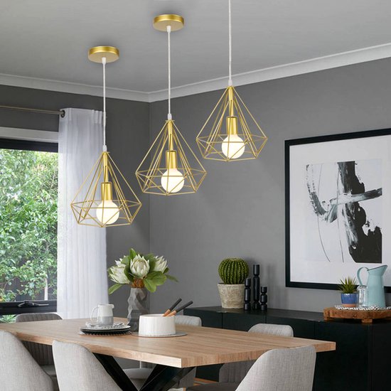 Hanglamp Industrieel E27 Plafondlamp 25cm Retro Kroonluchter Metalen