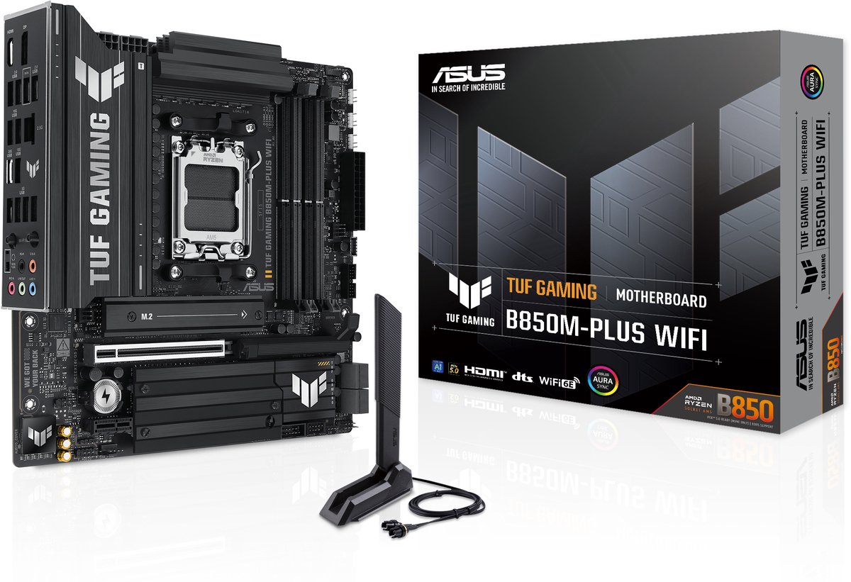 ASUS TUF Gaming B850M-PLUS WIFI moederbord