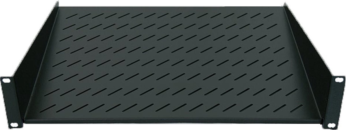 Intellinet 712491 19 inch 1 HE Vast inbouw Geschikt voor kastdiepte: vanaf 450 mm Zwart