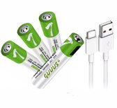 Marstek USB-C oplaadbare AA en AAA batterijen (Li-ion 1,5 Volt) review