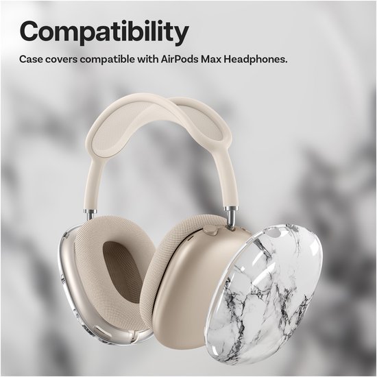 Coque De Protection TPU Transparente Souple Pour AirPods Max - Blanc - Neuf Sous Emballage