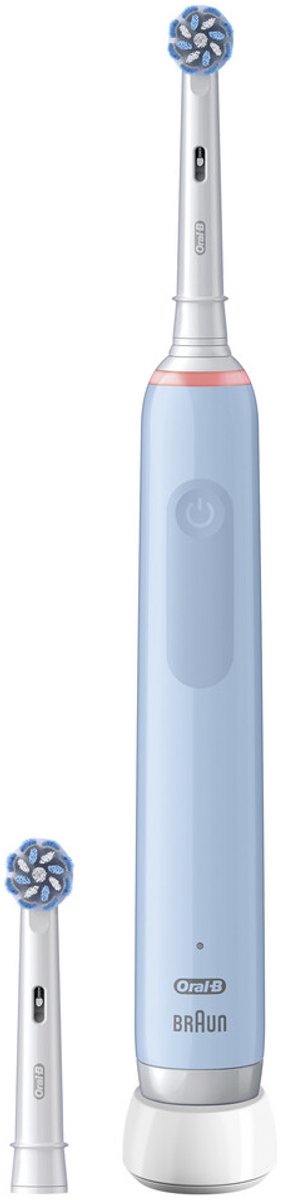 Oral-B elektrische tandenborstel Pro 3 3000 Sensi blauw - incl. 2 opzetborstels