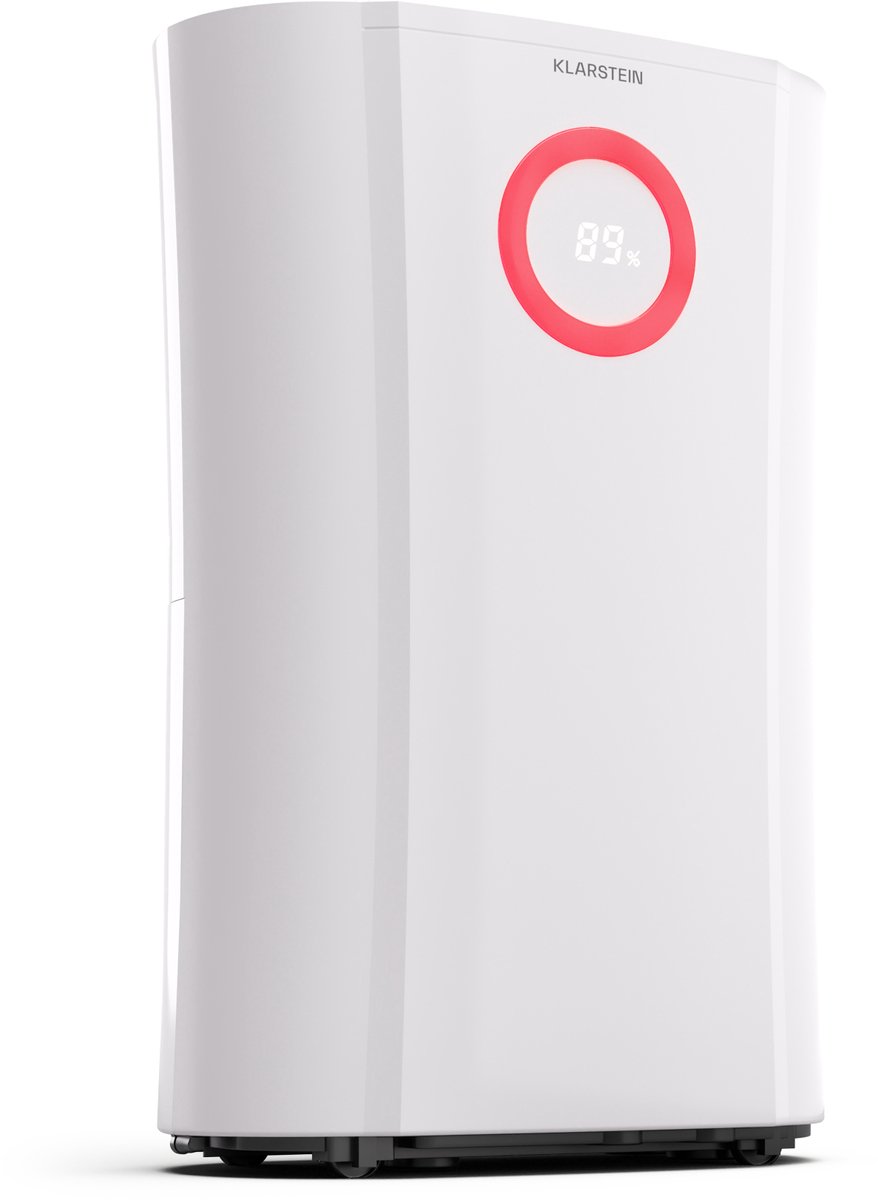 Klarstein Luchtontvochtiger Elektrisch Tot 20M2 - Slimme Luchtontvochtiger Voor Woning - Badkamer & Kelder - Geruisloos - Elektrische Ontvochtiger Met Wifi Iot App - 20 L Capaciteit - Antraciet