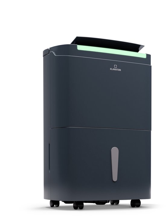 Foto: Erikssn luchtontvochtiger dry pro plus ontvochtigt tot 20 liter per dag was droog functie geschikt voor slaapkamer badkamer woonkamer en kelder dehumidifier wit