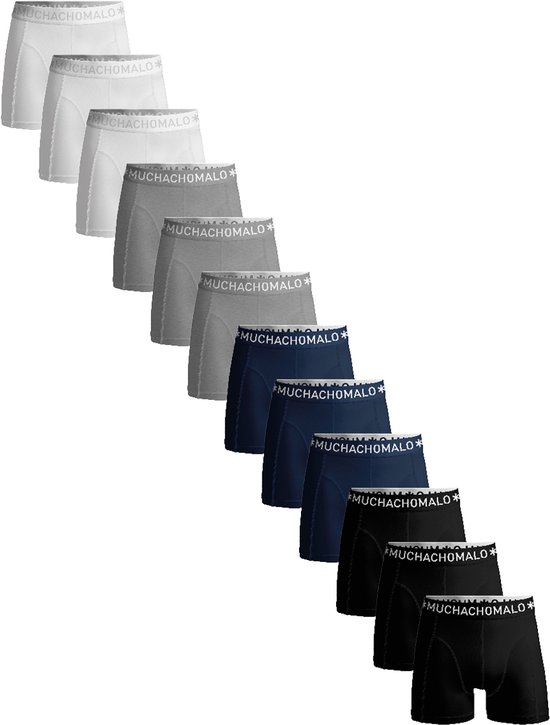 Muchachomalo – Boxer pour homme – Longueur standard – Sous-vêtements – Boxer – Sous-vêtements – 95 % Katoen – Lot de 12 – Taille 5XL