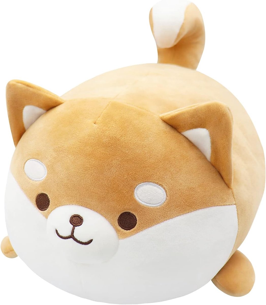 Ibenzoa® Pluche Hond Knuffel - Shiba Inu, 35 cm - Zachte en Realistische Textuur