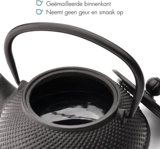 Bredemeijer - Theepot Jang 1,1L gietijzer zwart