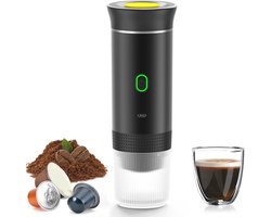 Draagbare elektrische espressomachine 3-in-1 voor thuis en onderweg
