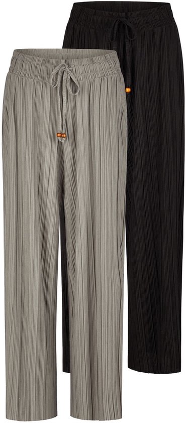 DENIMFY Dames Chino Broek DFBrenda 2er comfort/relaxed Veelkleurig XXL Volwassenen
