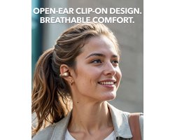 soundcore C40i by Anker - Draadloze Open-Ear Oordopjes Goud - Earbuds - Clip-on - Flexibel joint design - Knopbediening - Lichtgewicht comfort - Stabiele pasvorm met bevestigbare grips - Uitgebreide drivers voor een helder geluid