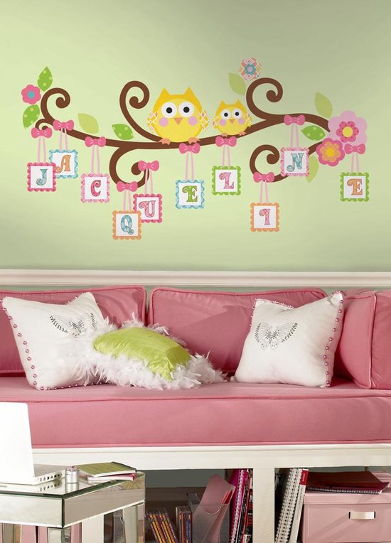 Stickers muraux RoomMates - Branche avec lettres