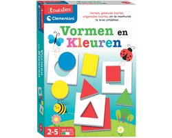 Clementoni - Vormen en kleuren - Gekleurde kaarten - Puzzelstukken - Educatief Speelgoed - 2-5 jaar