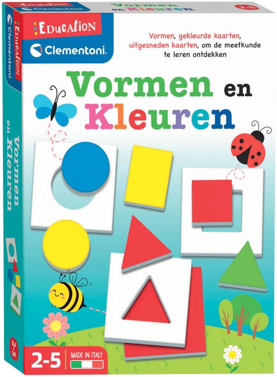 Clementoni - Vormen en kleuren - Gekleurde kaarten - Puzzelstukken - Educatief Speelgoed - 2-5 jaar van Clementoni — afbeelding 2