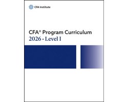 Omslag van 2026 CFA Program Curriculum Level I Box Set