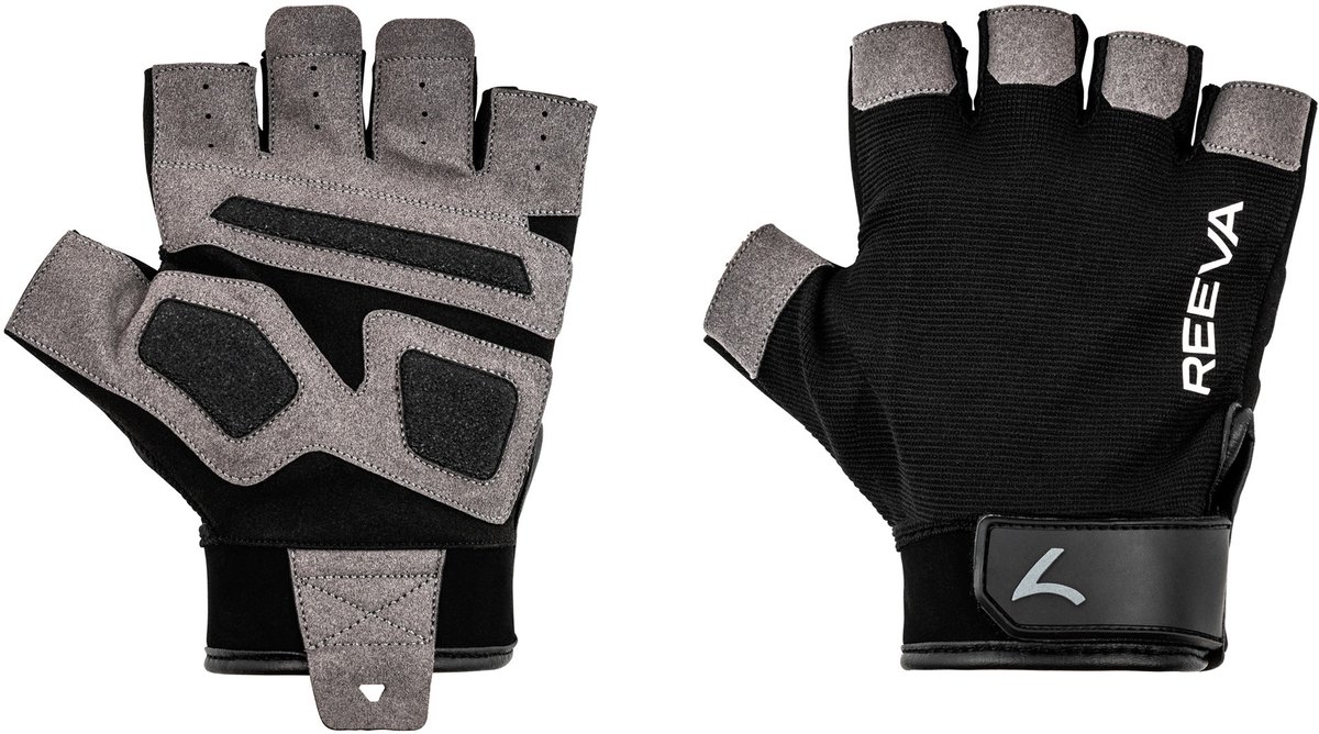 Reeva Fitness handschoenen - Trainingshandschoenen - Dames & Heren - Gym - CrossFit - Hyrox - Grijs - XS
