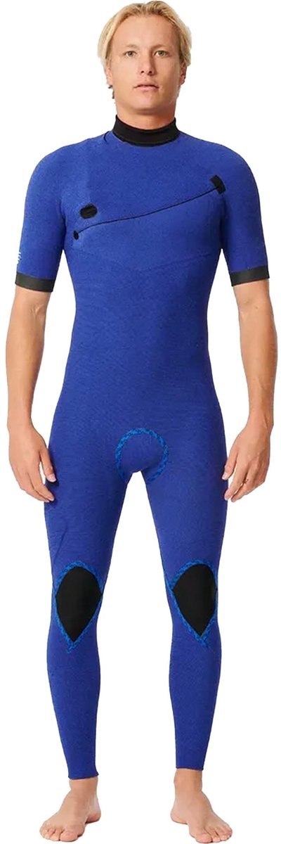 2025 Rip Curl Heren E-Bomb 2mm Ritssluiting-vrij Korte Mouwen Wetsuit