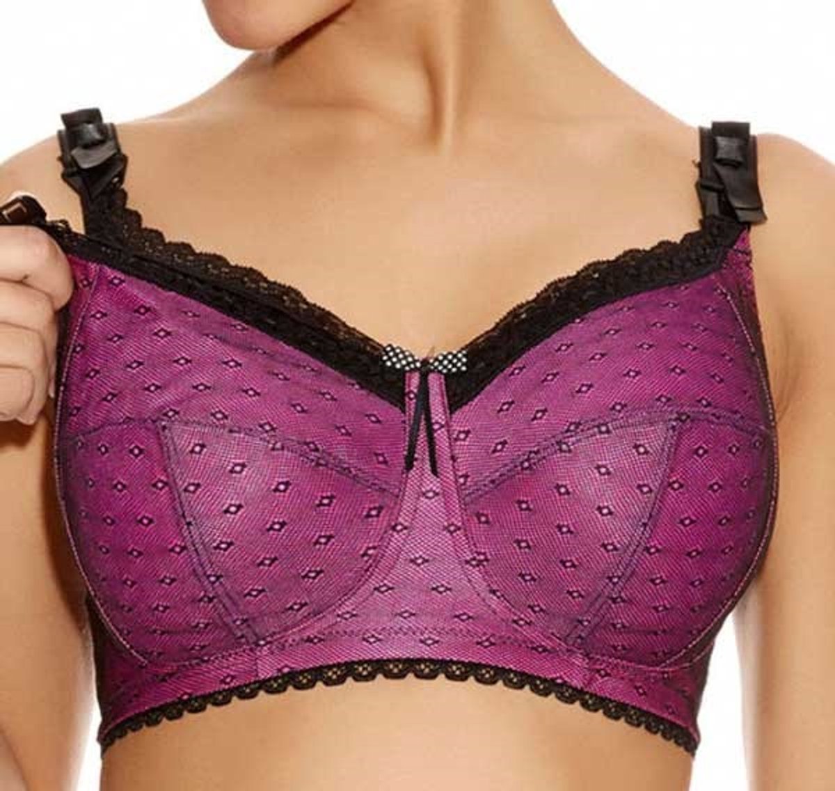 Freya - Rosie - voedingsbh - Kleur zwart-Roze - Maat 70I