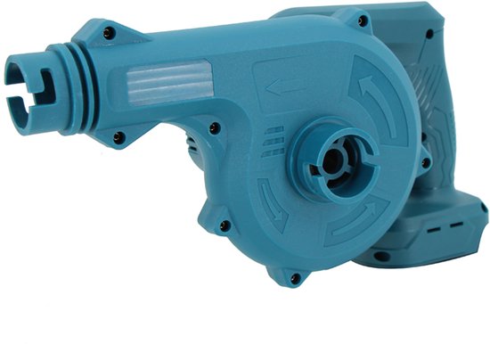 Accublazer voor Makita 18 V accu, bladblazer voor buitenreiniging, gazononderhoud (luchtsnelheid 67 m/s, luchtvolume 5,8 - 12,2 m³/min, zonder batterijen en oplader