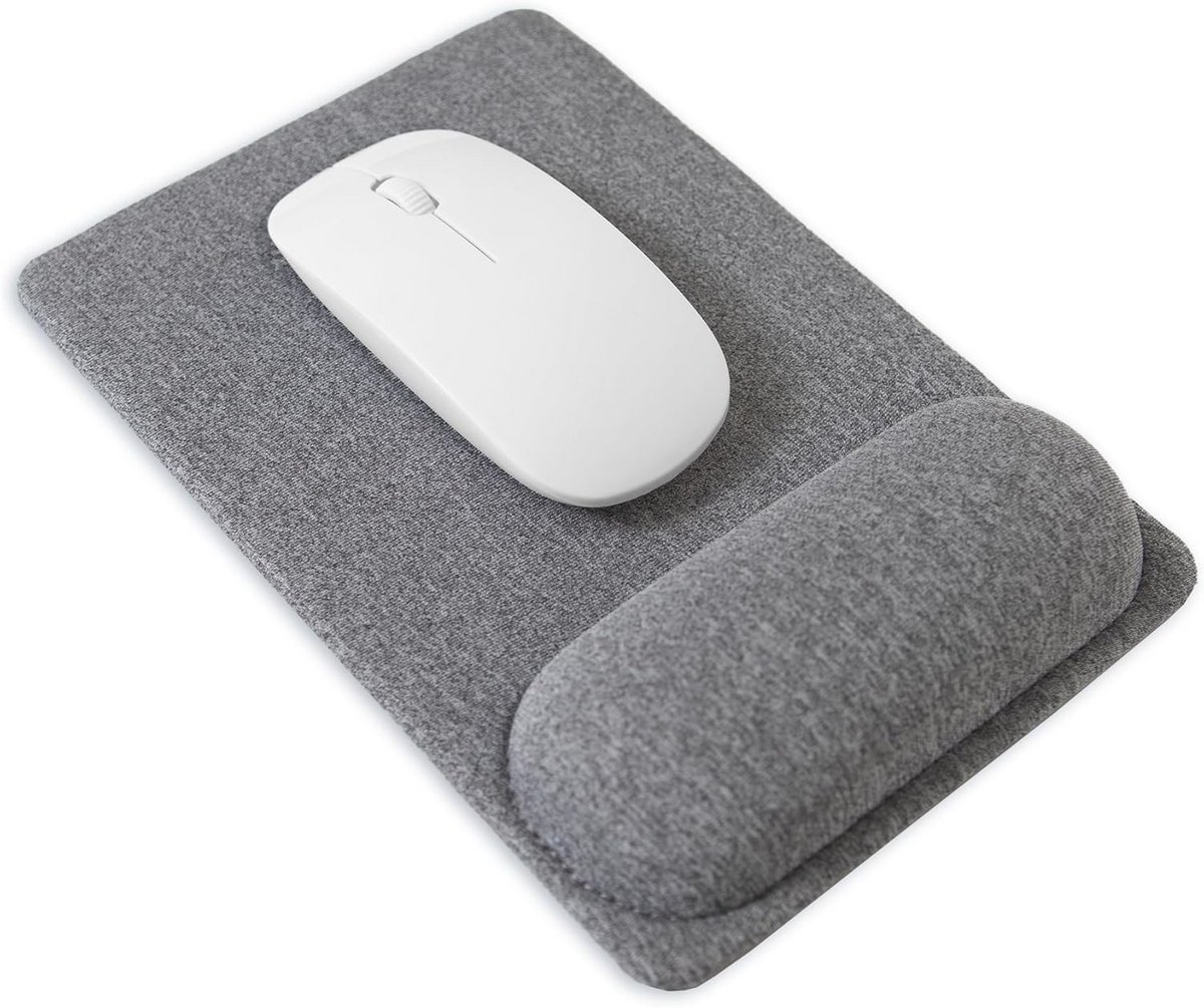 Ergonomische muismat met polssteun en antislipbasis voor thuis en op kantoor