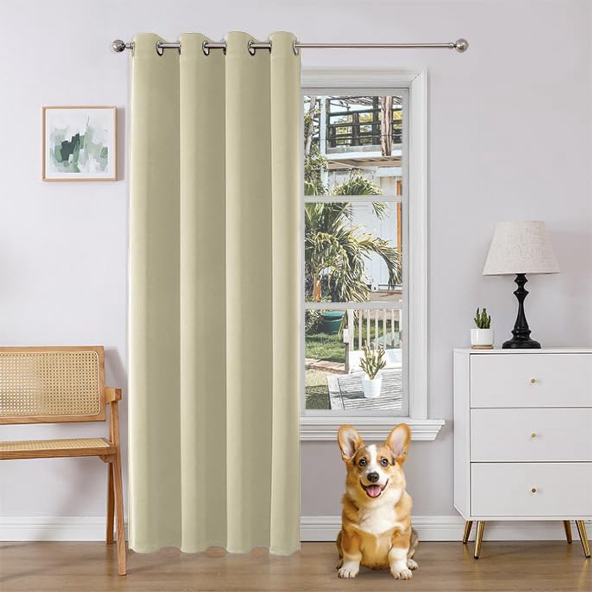 Ibenzoa® Verduisterende Deurgordijnen Met Thermische Bescherming en Geluidsisolatie Voor Comfortabele Ruimtes