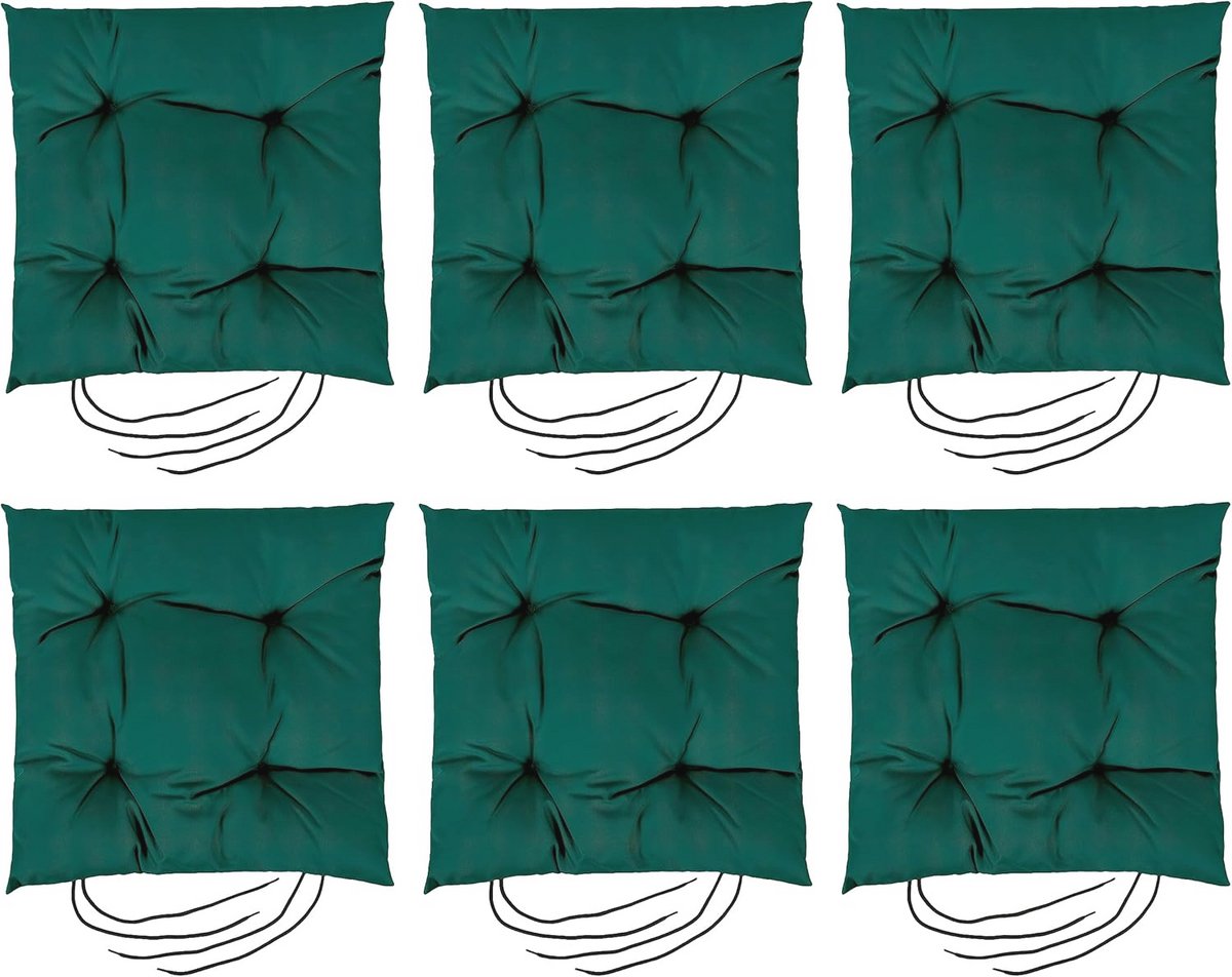 Zitkussen voor tuinstoel - Antislip, Hypoallergeen, Waterbestendig, 40x40 cm, 4 cm Dikte, 
