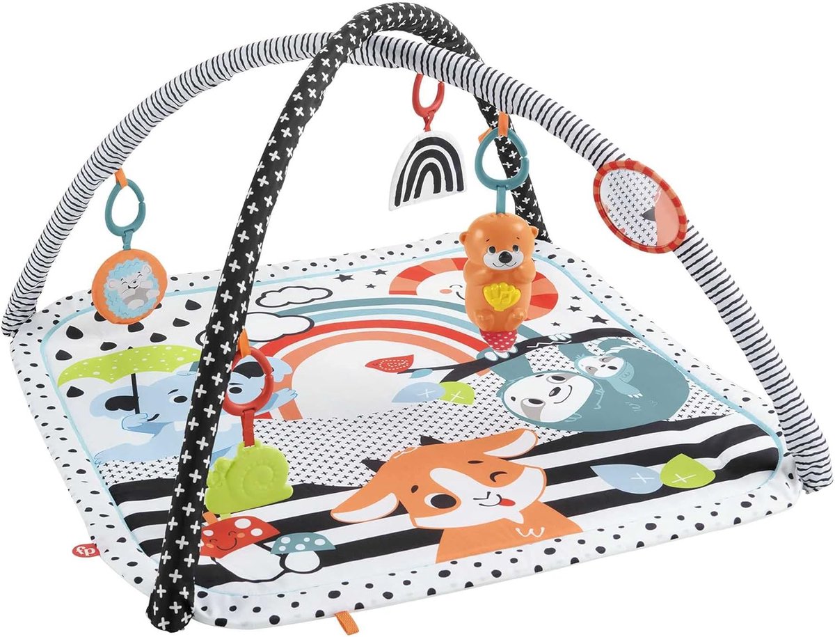 3-in-1 muziekspeelgoed voor baby's met sensorisch speelgoed - Fisher-Price - vanaf 0 jaar HPF39 play mat baby