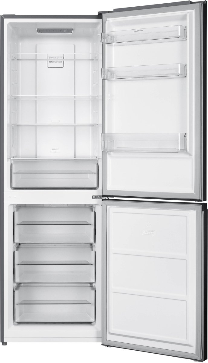Inventum KV1840S No Frost energiezuinige koel-vriescombinatie - 184 cm hoog - 327 liter - Superkoelen - Supervriezen - Energielabel C - Vrijstaand - RVS look — afbeelding 5