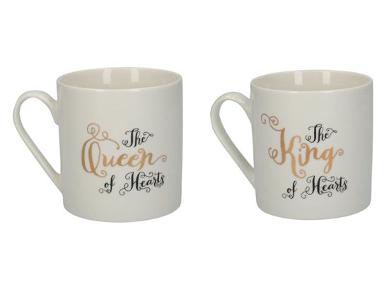 Mug Lifetime Alice au Pays des Merveilles 350 ml Porcelaine 2 Pièces