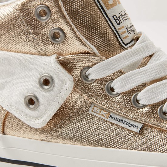 British Knights ROCO Dames sneakers hoog - Goud - maat 38 | Bestel nu!