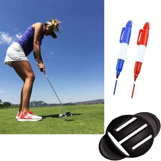 Line Marker, Line Liner, Alignment Tool en Marker Pen voor Golfballen — afbeelding 5