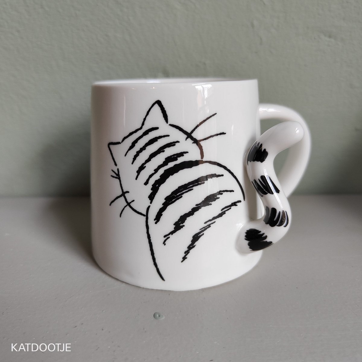 Katdootje - Beker - Kattenstaart