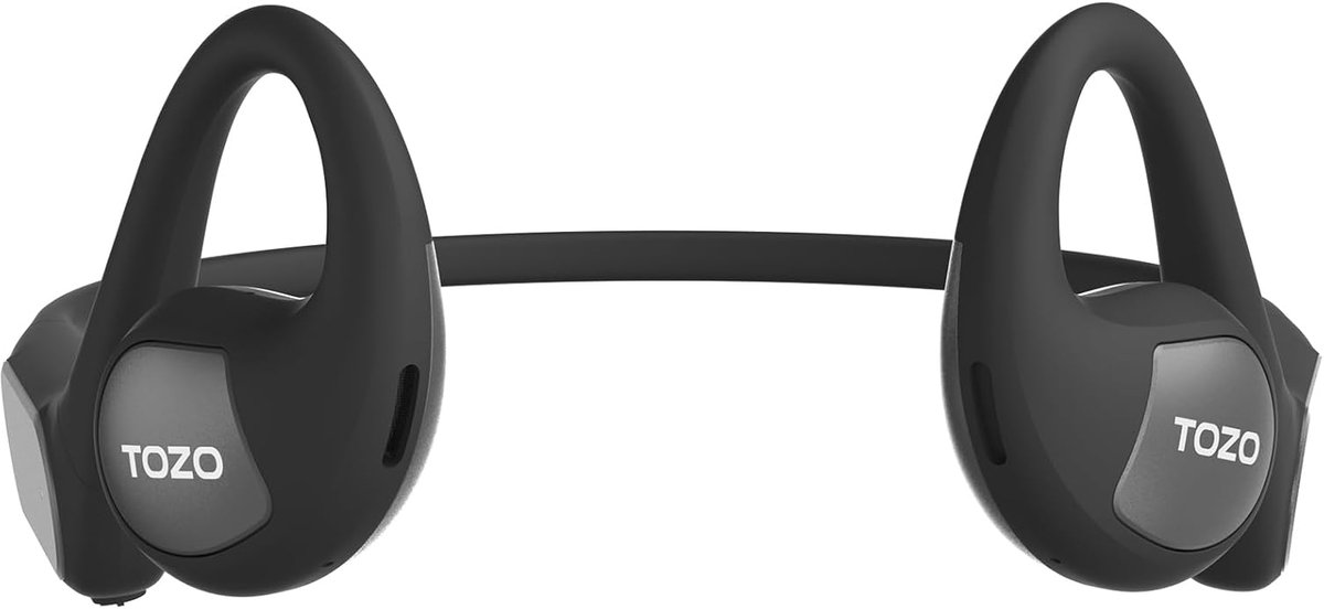 Goedkoopste Draadloze Open Ear Hoofdtelefoon Bluetooth 5.3 met Luchtgeleiding en Dual-Mic Ruisonderdrukking