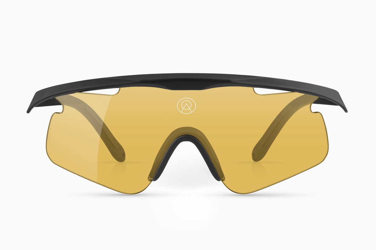Fietsbril Alba Optics - MANTRA BLACK VZUM F-LENS BEETLE