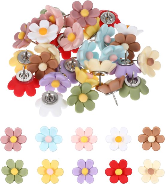 30st Kerstmis, Sneeuwvlok Push Pins White, Wit Sneeuwvlok Duim Kopspijkers Decoratieve Pushpin voor Cork Board Bulletin Board Thuis Kantoor Winter Decoratie