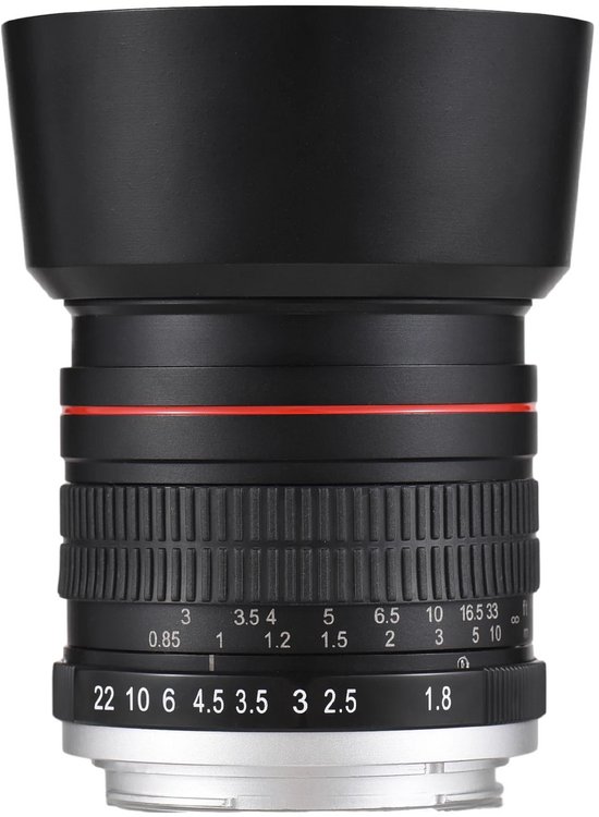 lens Lightdow 85 mm 1,8 pour Canon EOS EF portrait portrait objectif mise au point manuelle