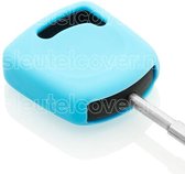 Autosleutel Hoesje geschikt voor Ford - SleutelCover - Silicone Autosleutel Cover - Sleutelhoesje Lichtblauw